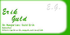 erik guld business card